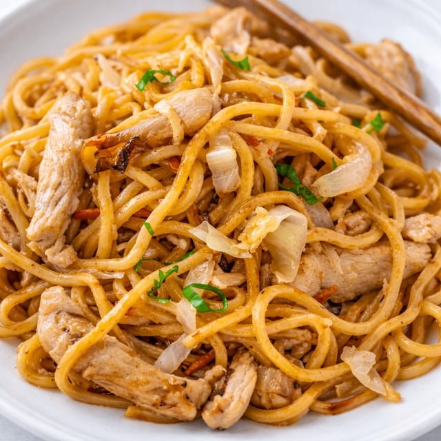 Lo Mein Noodle Stir Fried.