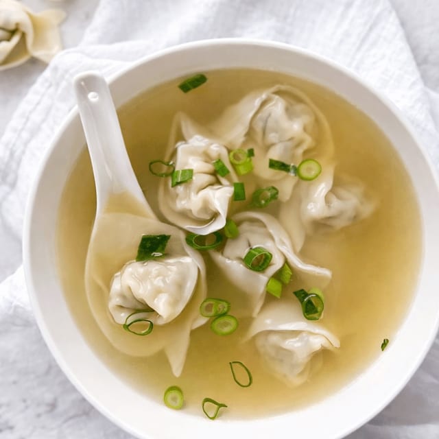 Chicken Wonton Soup.