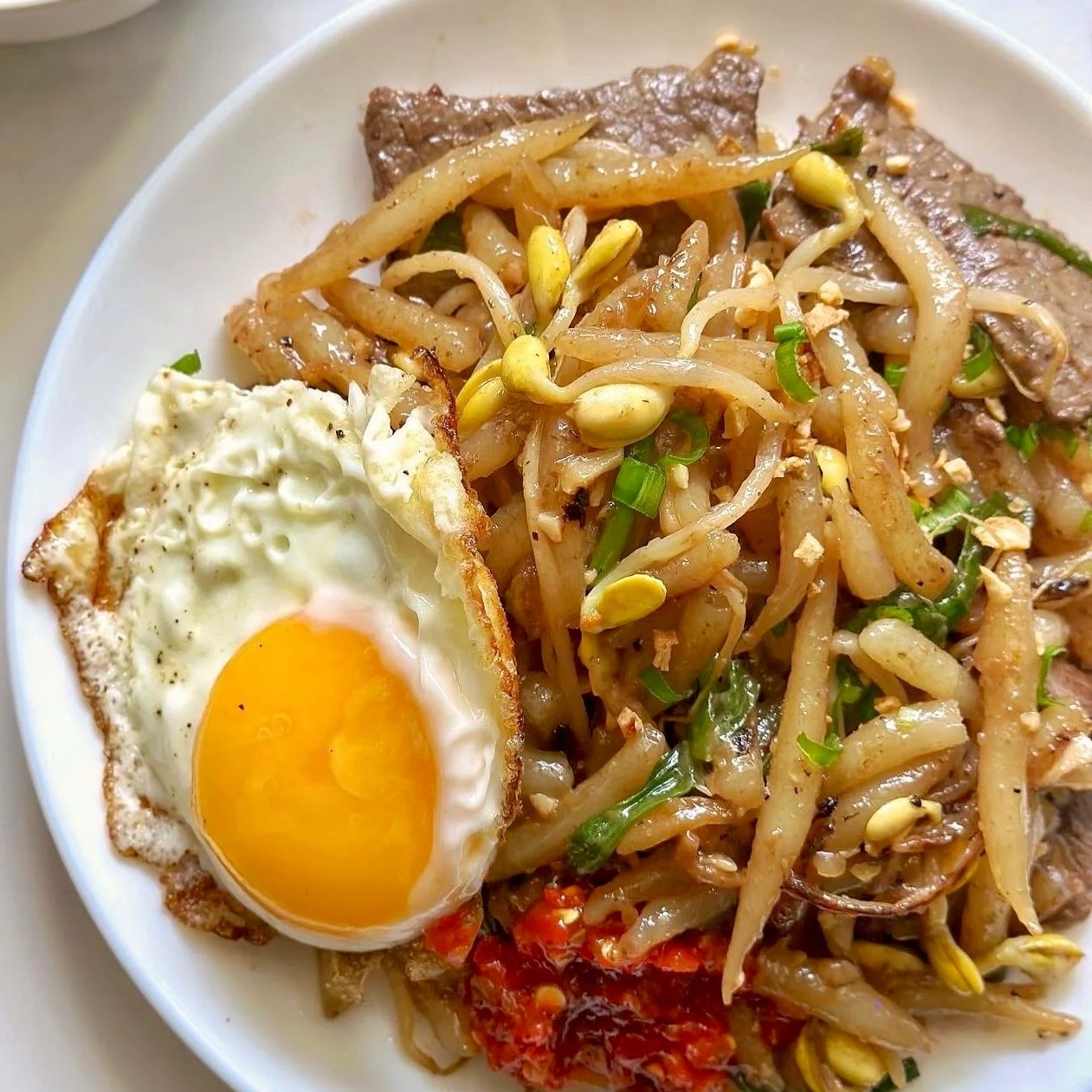 Needle Noodle Stir Fried(Lot Cha).