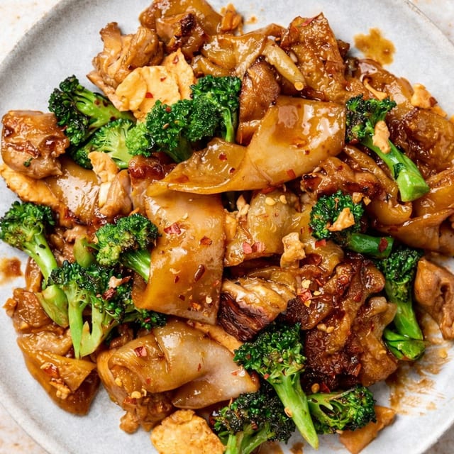 Drunken Noodle Stir Fried.