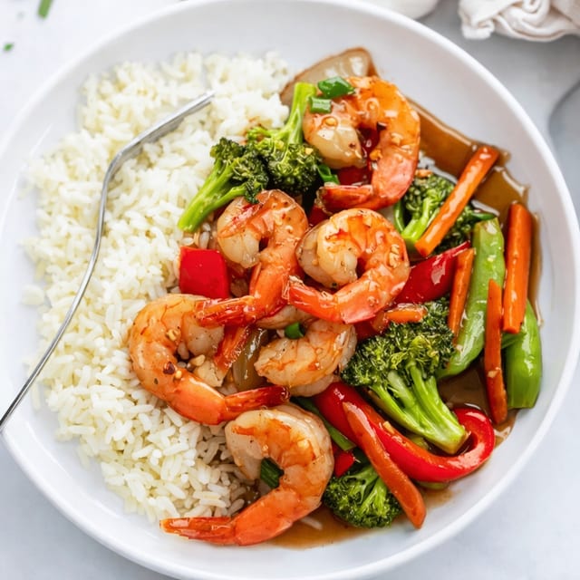 Stir Fried Vegetables with Rice.
