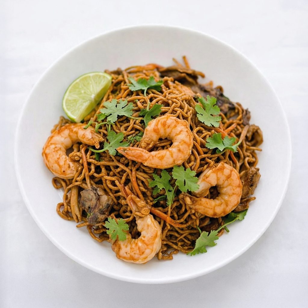 Spicy Ramen Stir Fried.