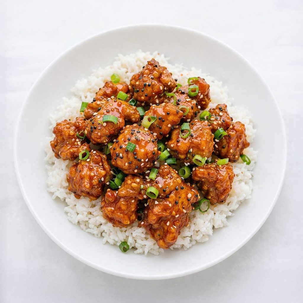Sesame Chicken.